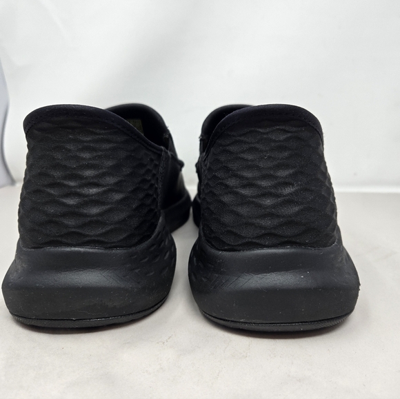 Skechers Mens Slip In Loafers Sz 10 Relaxed Fit Black Leather Parson-Oswin main image 7